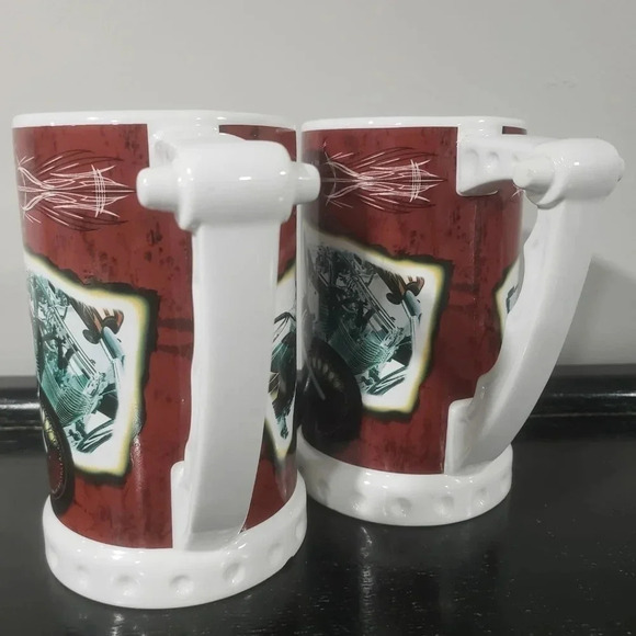 2006 Orange County Choppers Inc.Set of 2 Tall Beer Mugs. - Picture 4 of 14